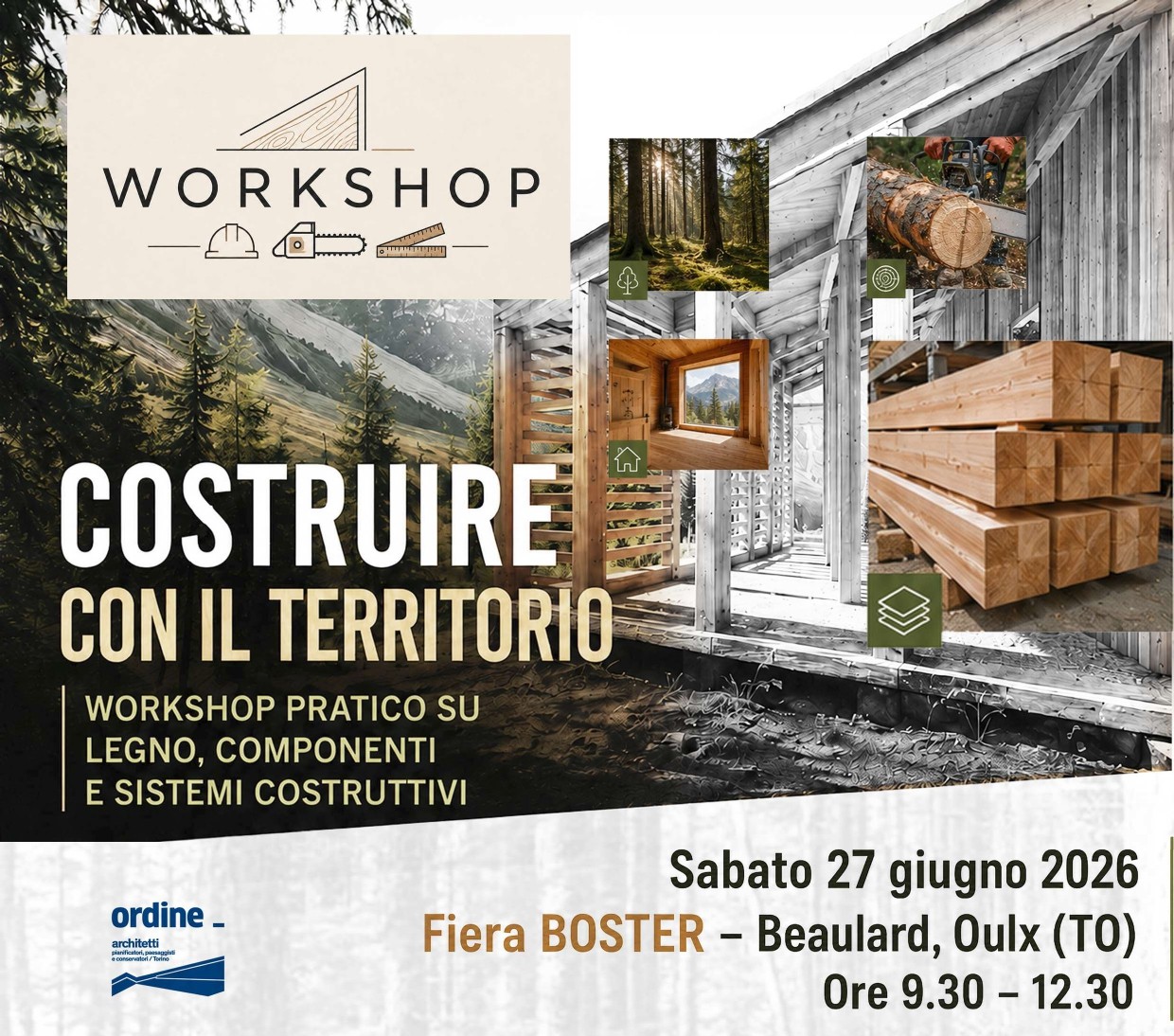 Costruire con il territorio | Workshop pratico su legno, componenti e sistemi costruttivi